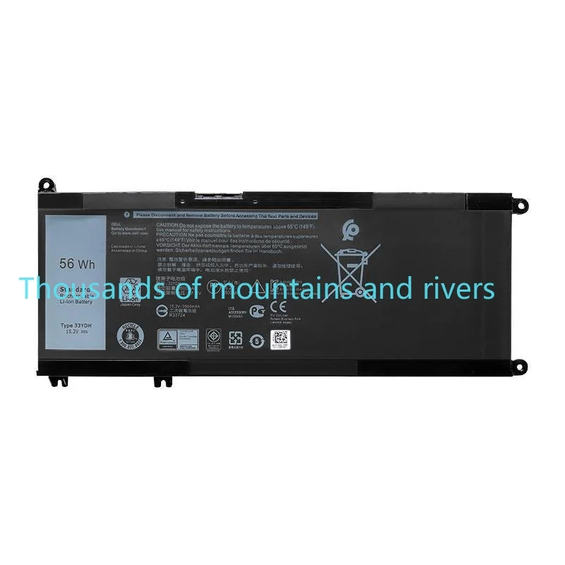 

33YDH PVHT1 99NF2 15,2 В 56 Втч Аккумулятор для ноутбука Dell Inspiron 15 7577 17 7773 7778 7779 7786 3579 5587 7588 3590 3779