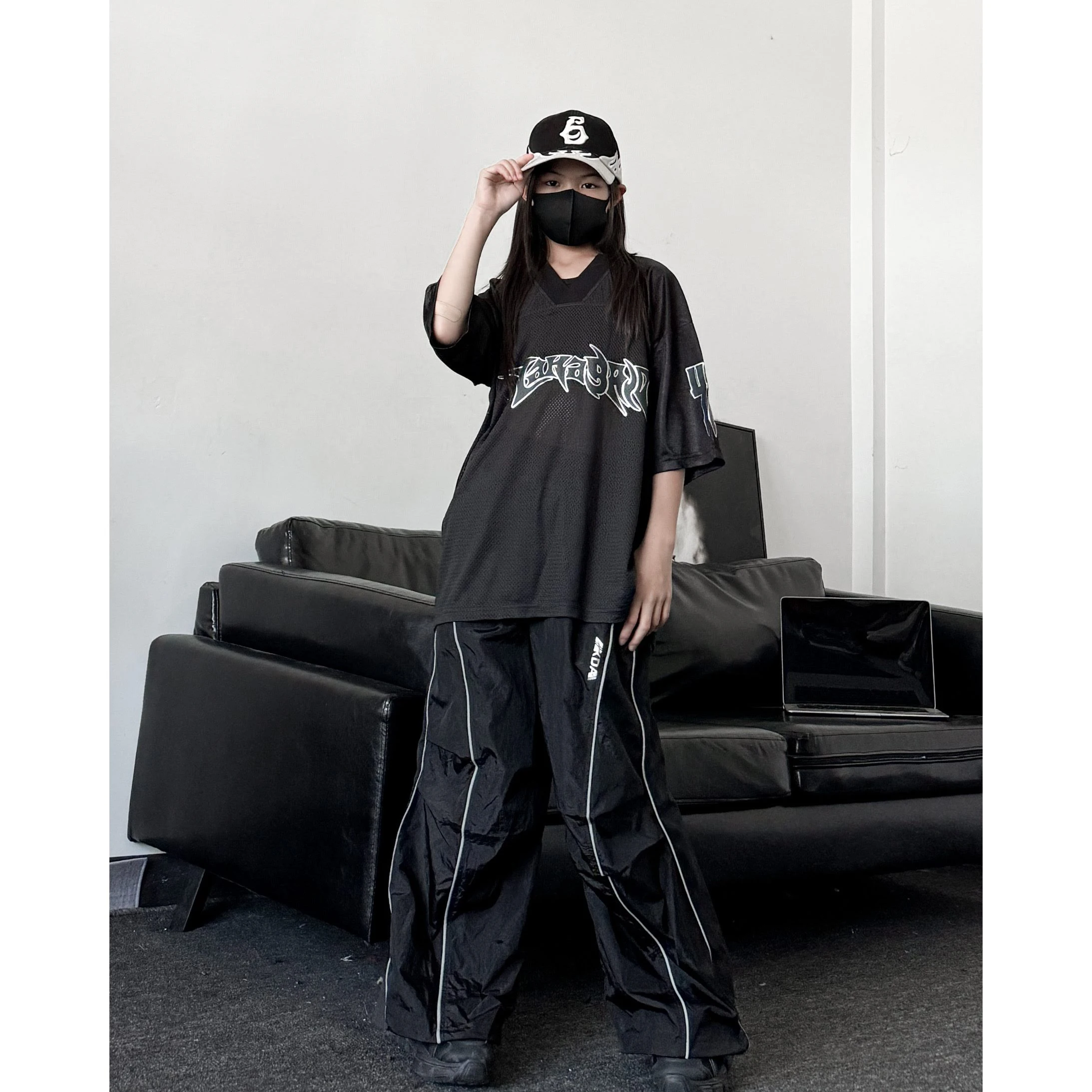 2025 Children Loose T-Shirt Cargo Pants Street Dance Wear Boys Jazz Dance Costumes For Girls Hip Hop Performance Sets DQS19770