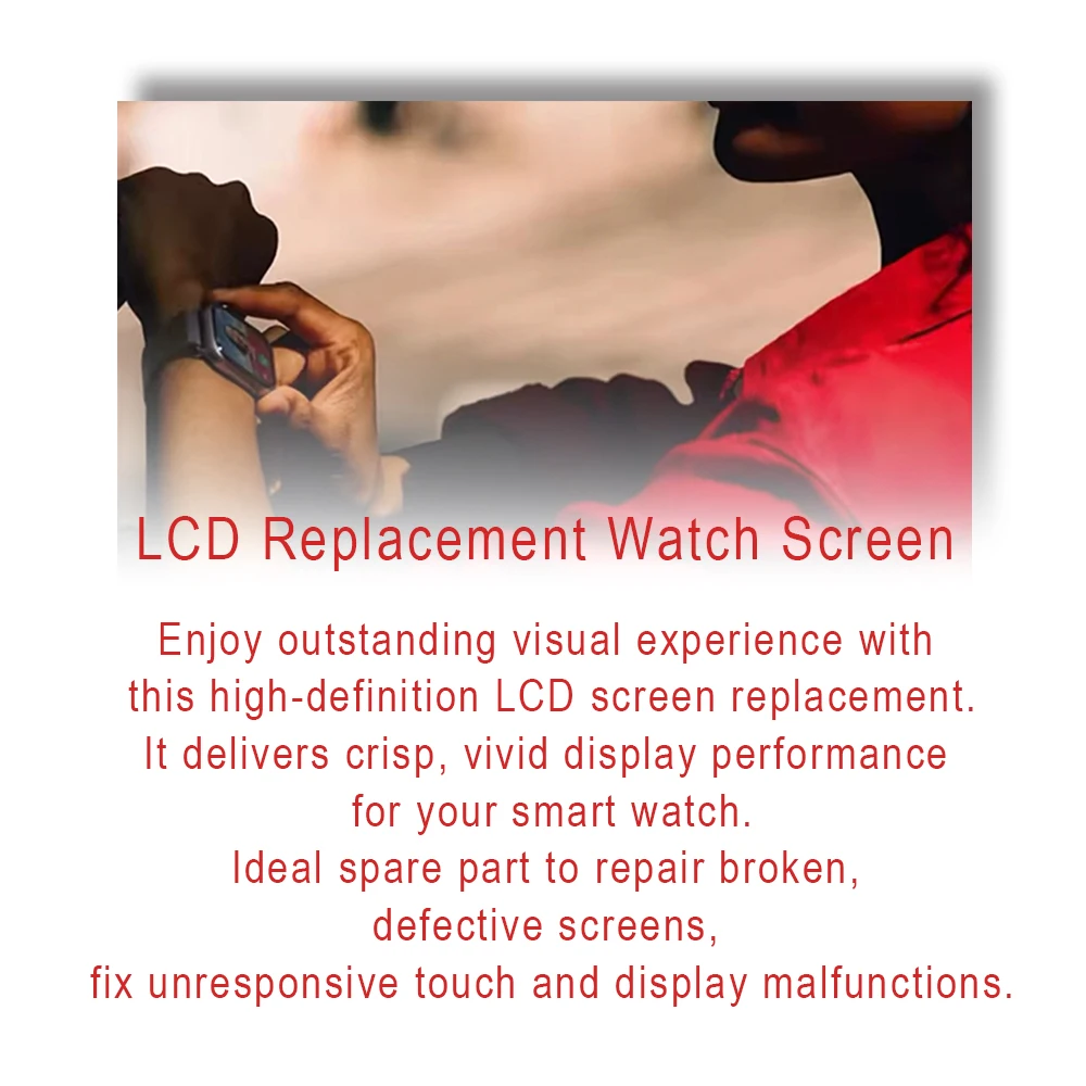 42mm 46mm LCD Touch Screen Digitizer For iWatch Series 10/11 S10/S11 Display With Tape & Repair Tools - view 4