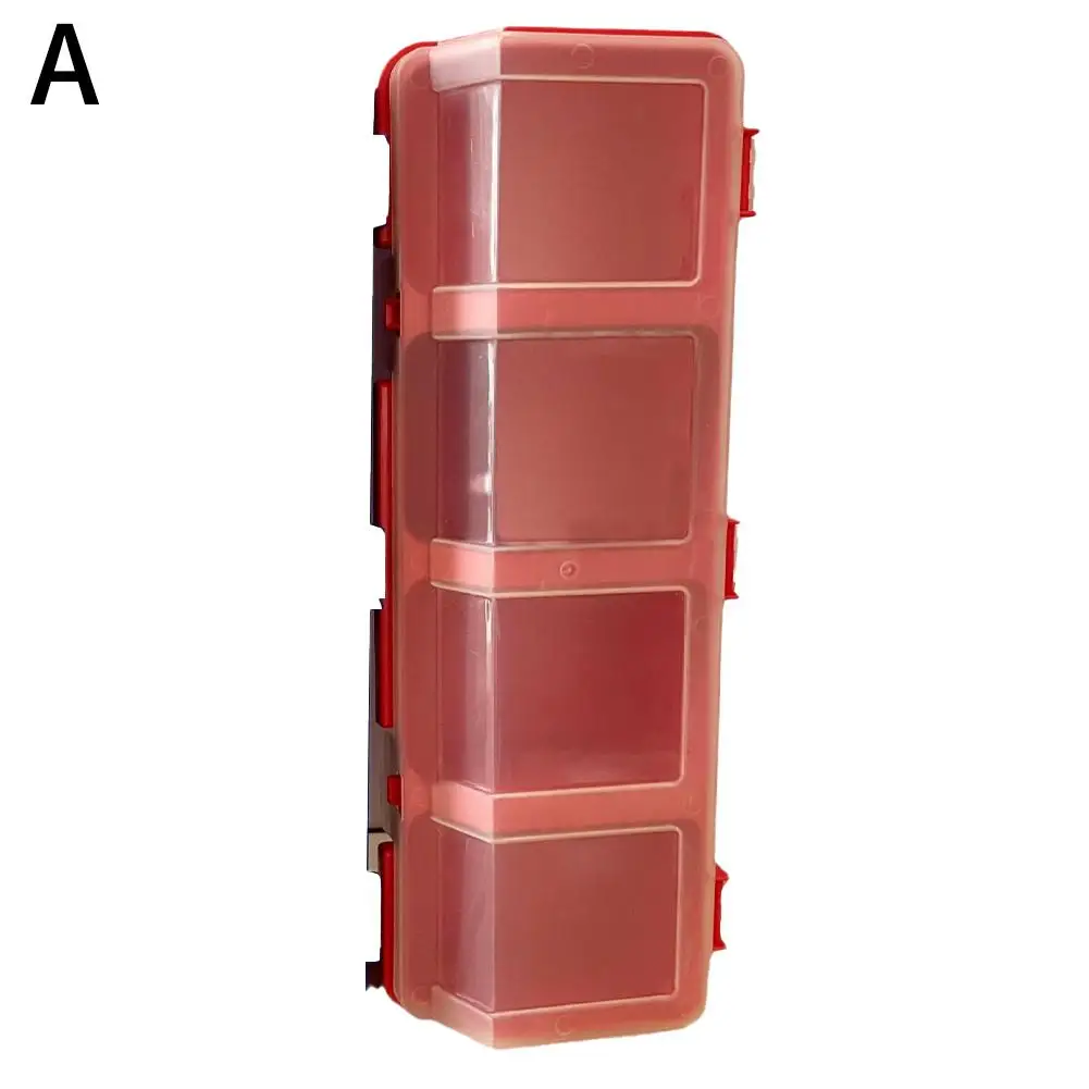 4-compartment Parts Storage Box Small Classification Screw Hardware Accessories Box Tool Organizer For Woodworking Electric M7J1
