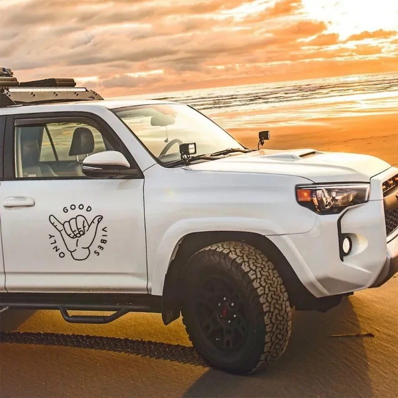 ملصقات لديكور السيارة ، شاحنة ، قافلة ، ركوب الأمواج ، اهتزاز جيد فقط ، إكسسوارات جميلة ، دعم للتخصيص