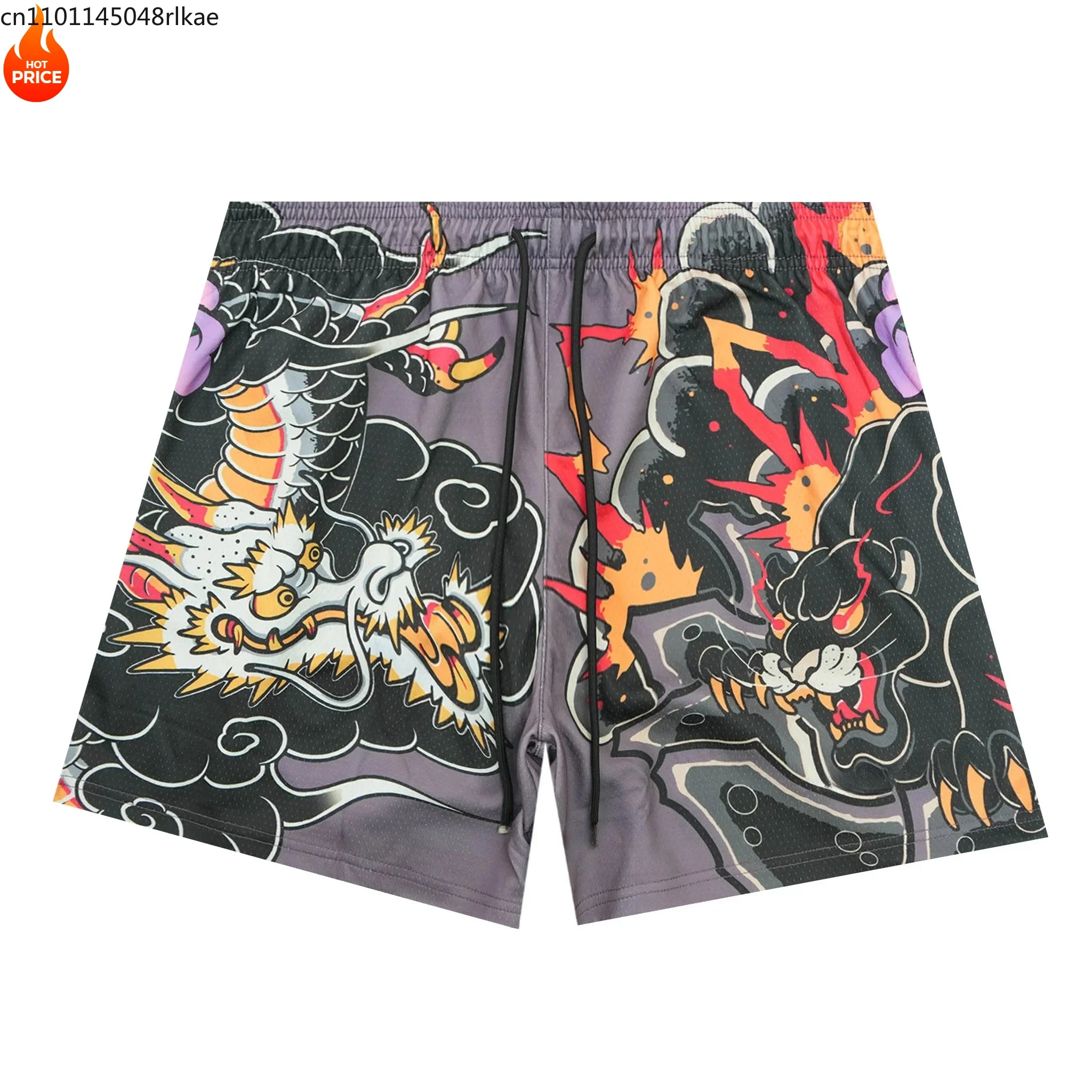 

3D Printed Shogun Style Men's Shorts - Quick Dry Breathable Martial Arts Sports Pants 2025-2026