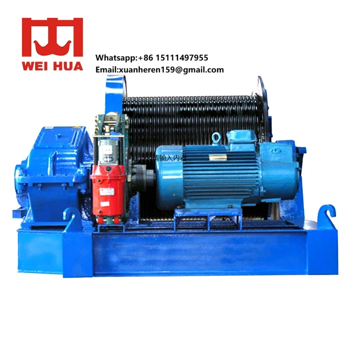 CE Certified JM Hydraulic Winch for Mobile Crane 20 Ton Lifting Capacity Planetary Gear System Wireless Remote Control 50m Rope