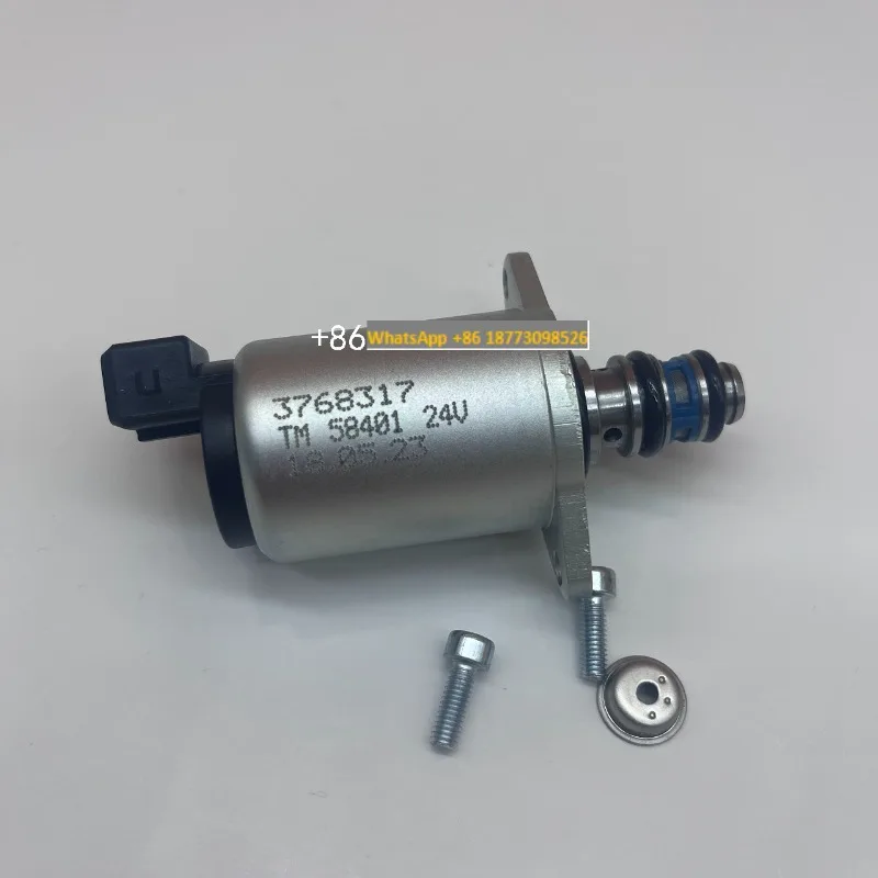 

High quality Solenoid valve 376-8317 3768317 TM58401 TM 58401 TM58401 TM 58401 24V Excavator accessories solenoid valve