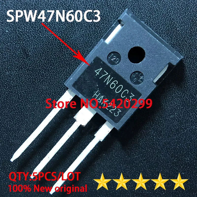 (5pieces）SPW47N60C3 47N60C3 SPW20N60C3 20N60C3 TO-247 New original