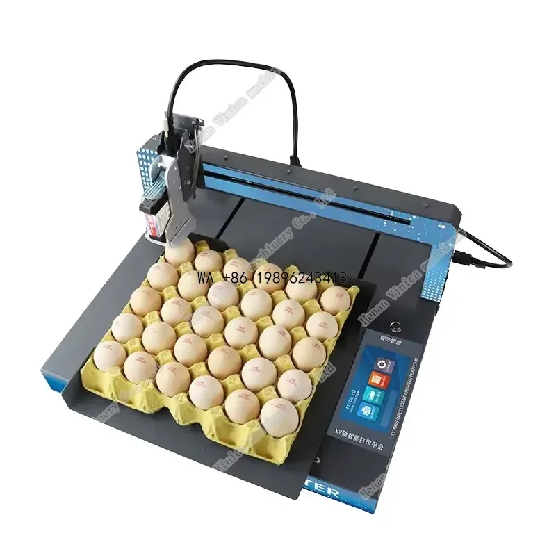 Wmwmnu for MC-400 High Quality Smart Automatic Egg Inkjet Printer For Logo Bar Code And Expiry Date
