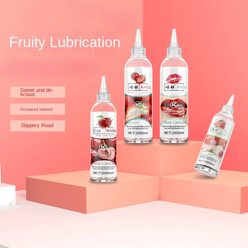 Water Soluble Fruity Lubricant Adult Products Relaxing Soothing Lubricante Couple Lube Anal Lubricant