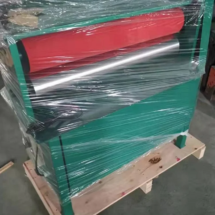 紙ローラー圧着機、段ボール製造機、紙平坦化機