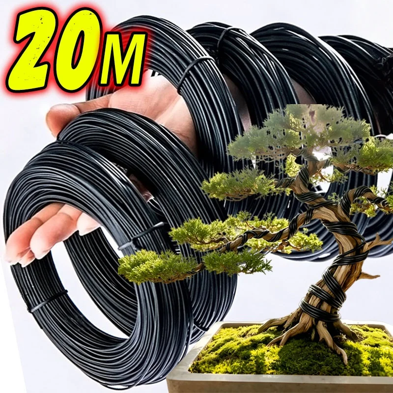 5-20M Bonsai Wires Aluminum Bonsai Training Wires Modeling Orchard And Garden Tools Plant DIY Shape Accessories Home Use
