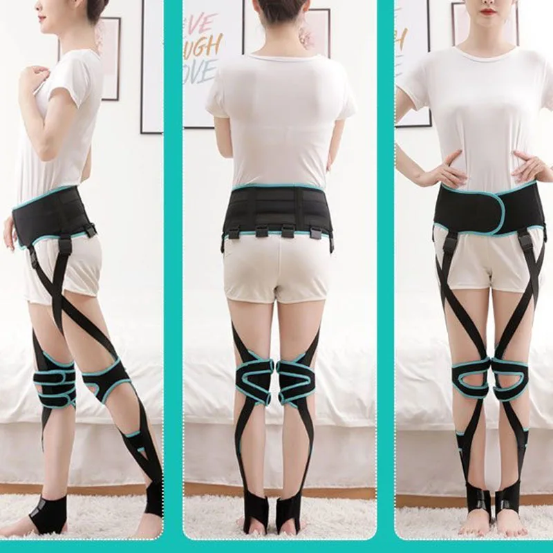 1Set Leg Corrector Strap Band High Elasticity Straighten Beauty O X Type Leg Correction Bandage Leg Brace Support for Adults