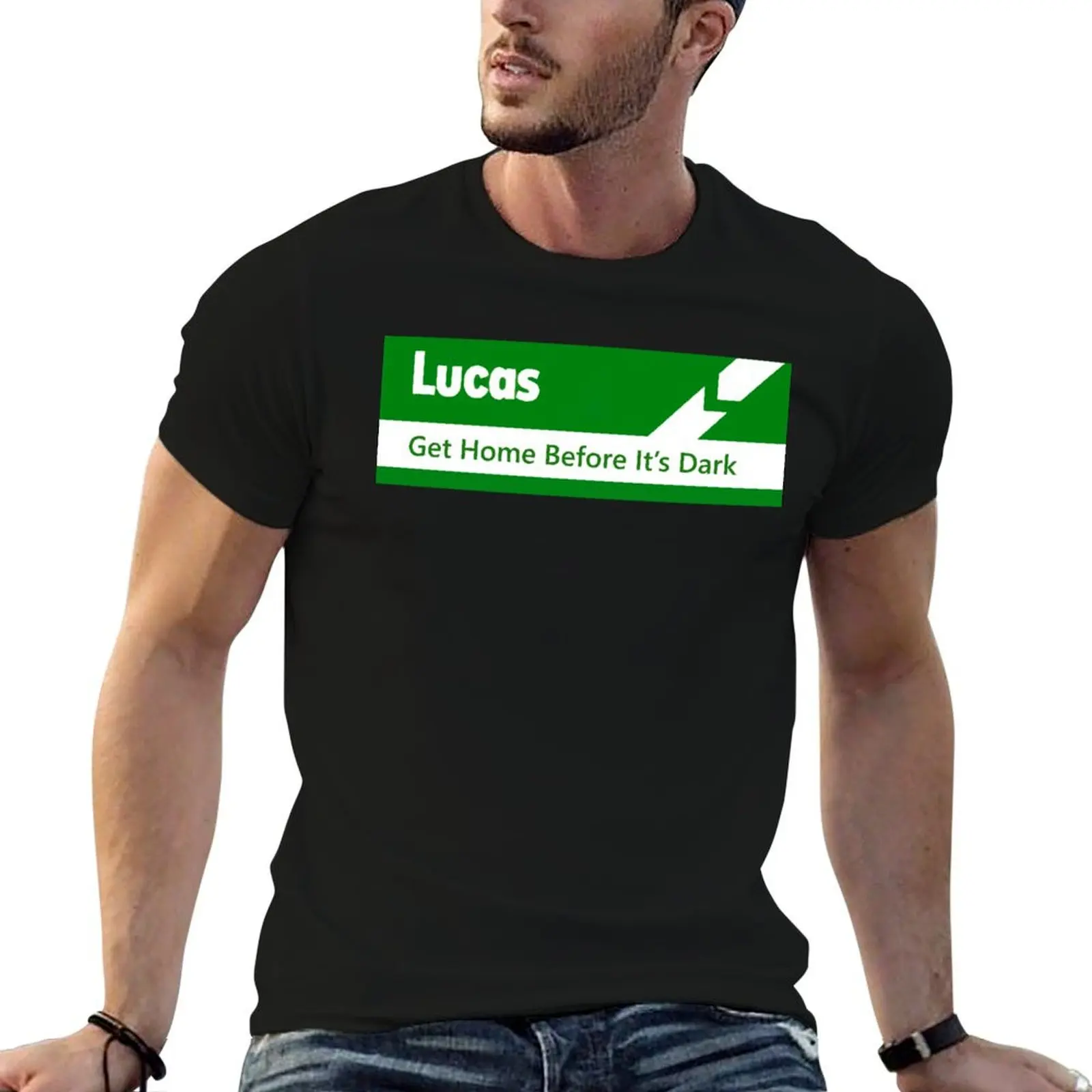 

man Electrics shirts man Get Dark Before cotton shirts It's t graphic - Lucas for Home T-Shirt tees t