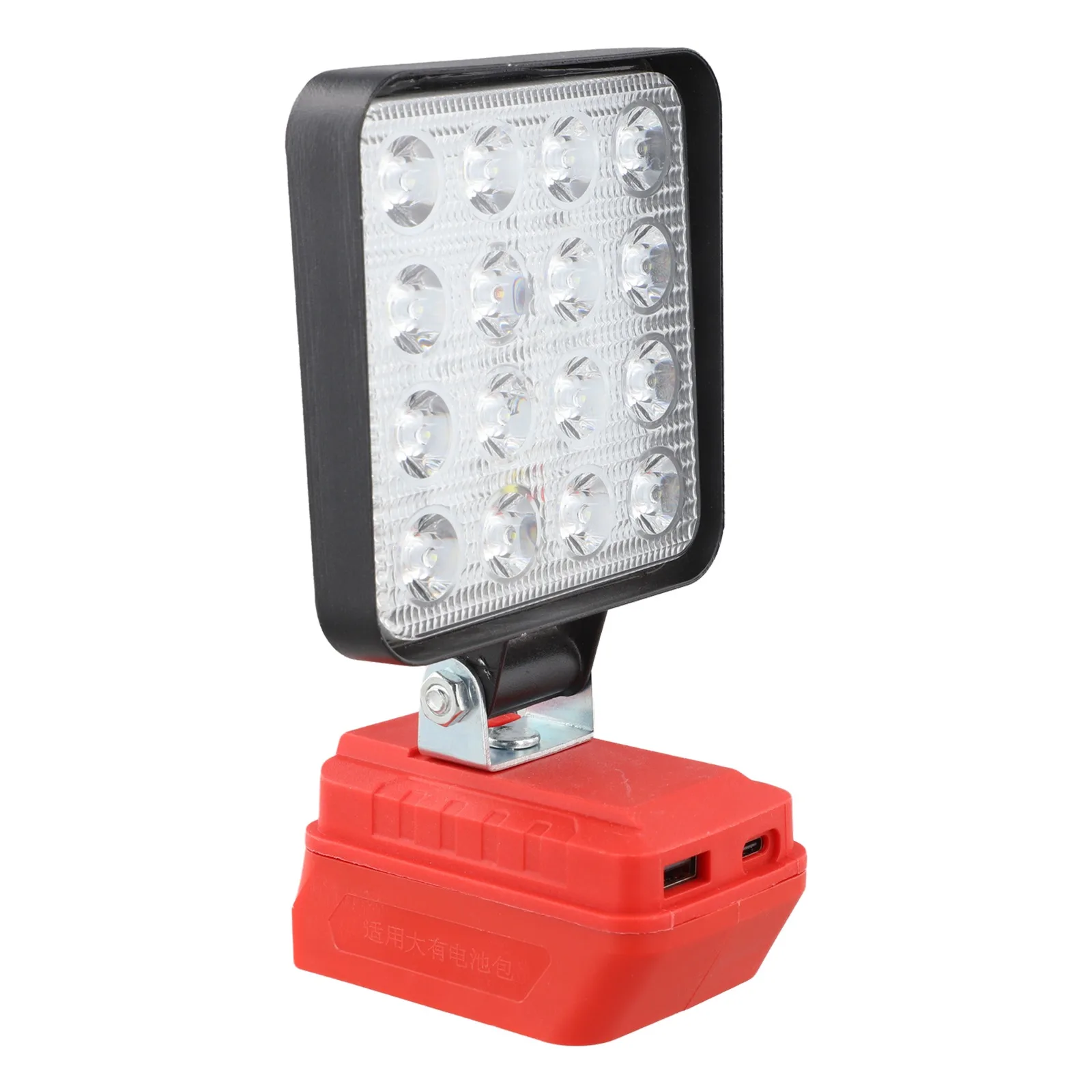 Outdoor Activities 4inch about Cordless Work Light ABS Metal Construction Adjustable Brightness Levels Low Voltage Protection