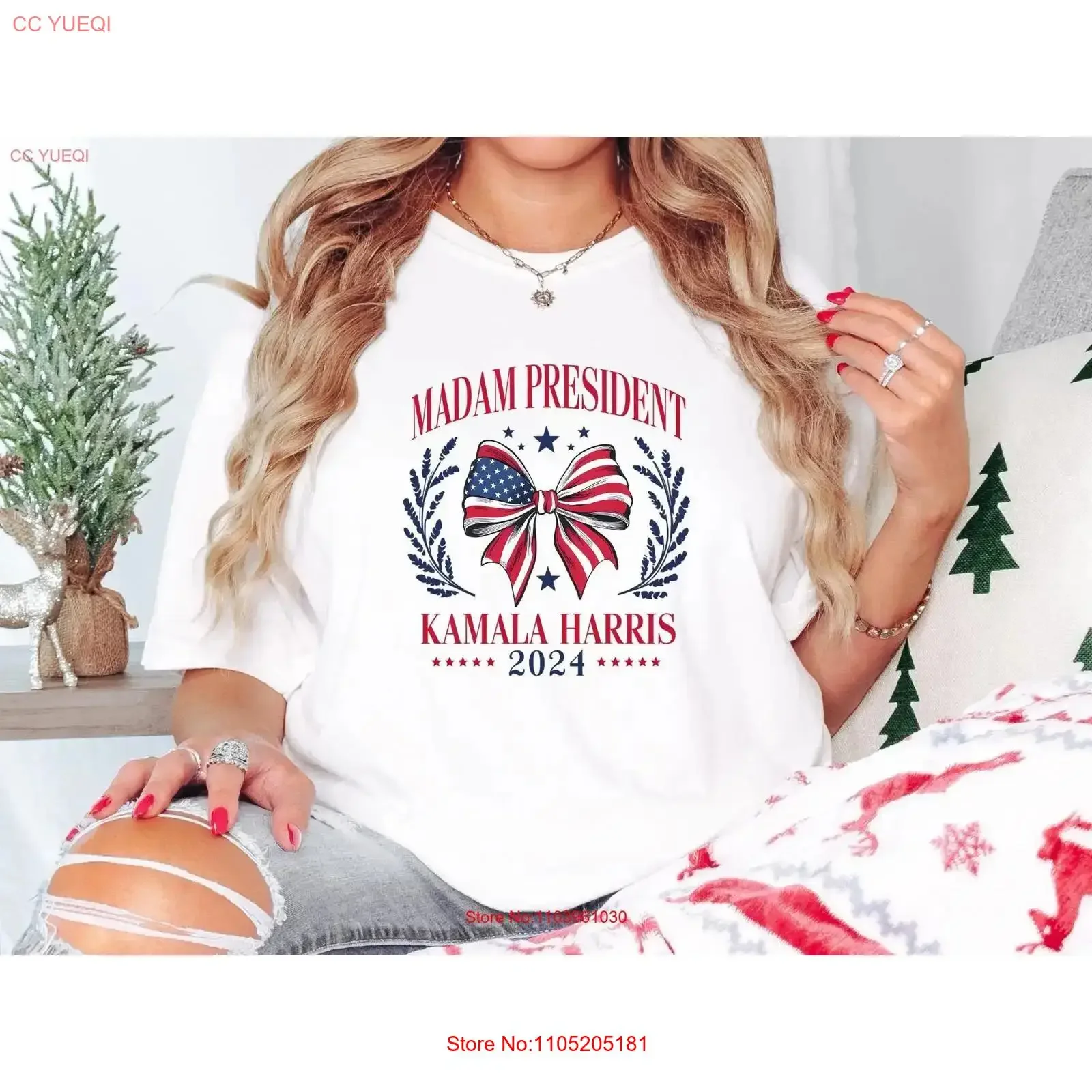 2024 Kamala Harris Madam PresidenT T Shirt Rally vintage Washed Casual Soft Breathable streetwear Versatile designer clothes