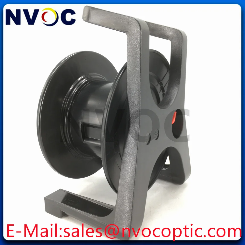 Portable Telecom Outdoor Military Retractable Tactical Fiber Optic Cable Empty Handle Wire Reel/Winding Drum/Roll/Tray