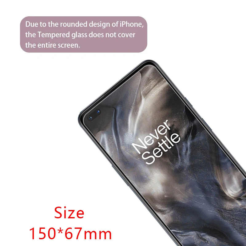 واقي شاشة لهاتف Oneplus nord 5g من الزجاج المقسى الواقي على oneplusnord Film Glas 9h one plus oneplu onepls