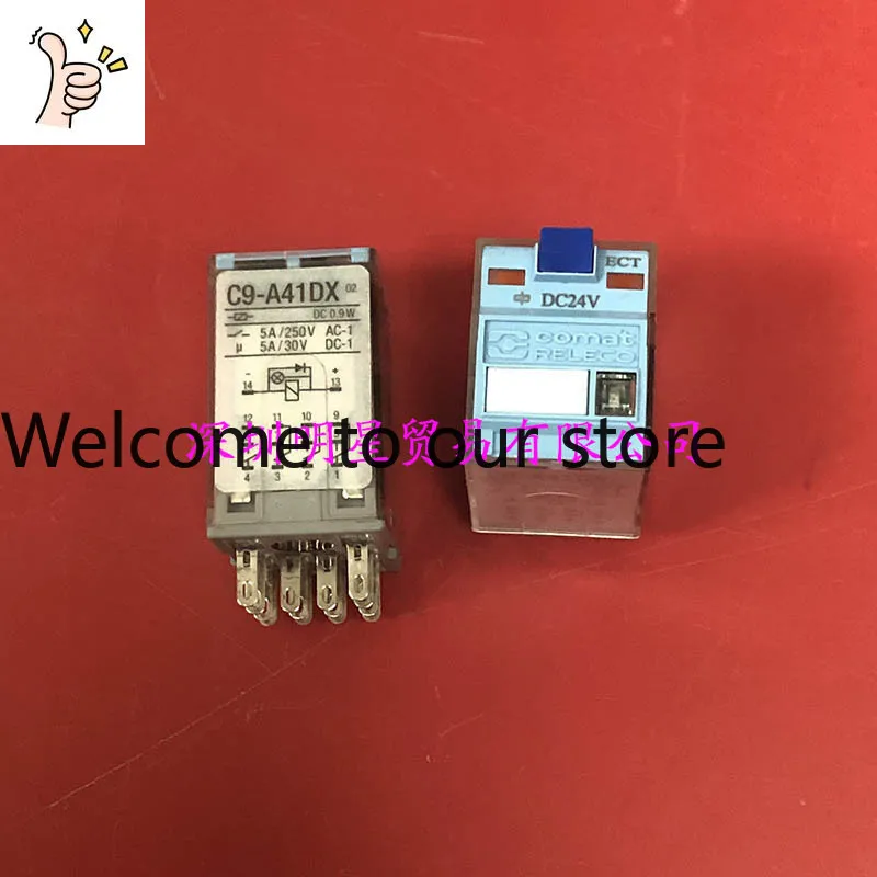 Yike RELECO Intermediate Relay C9-A41DX DC24V Relay Original Genuine, Fake One Penalty Ten