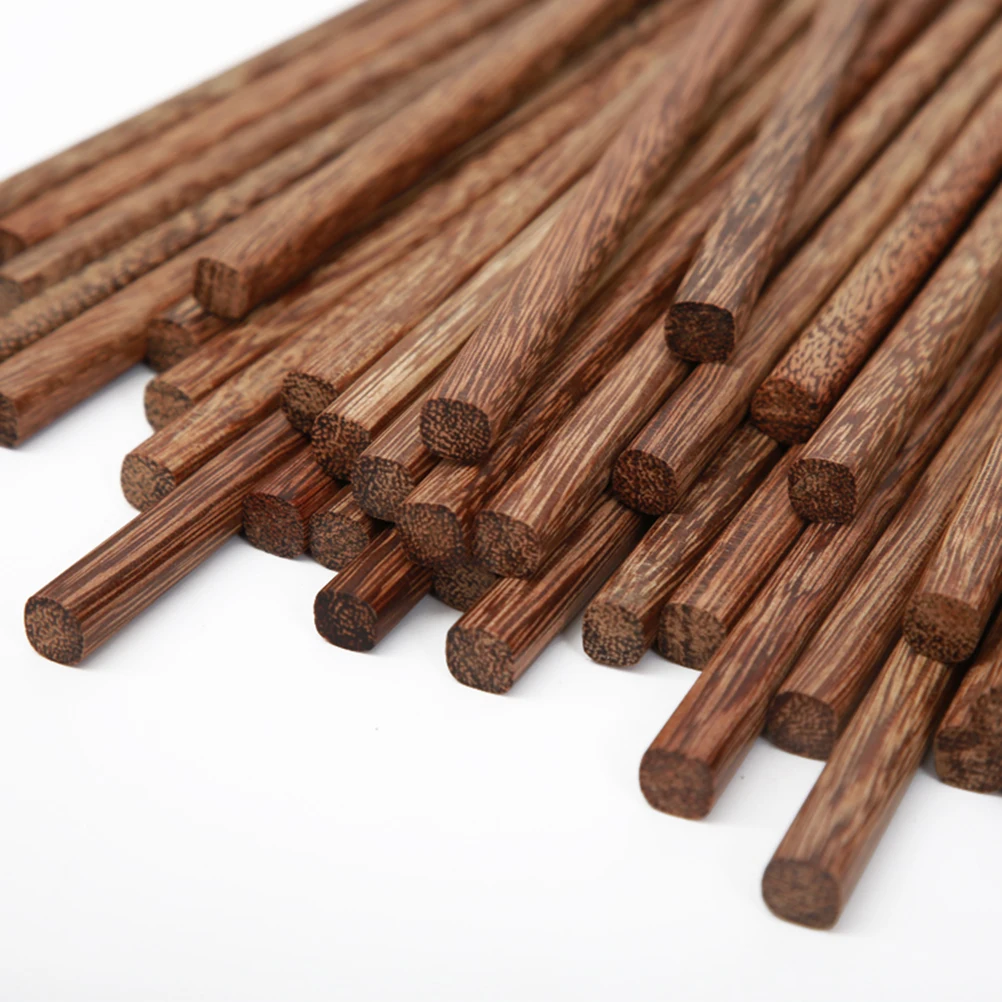 

10 Pair Chicken Wing Wooden Chopsticks Home Restaurant No Paint and Wax Tableware