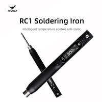 Hglrc Rc1 Soldering Iron 25v 60w Oled Display Intelligent Temperature Control Algorithm For Rc Model Airplane Fpv Drones