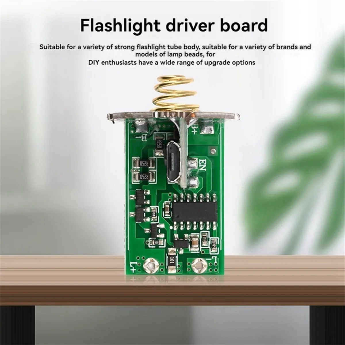 AT42 Wiederaufladbare Dual-Lithium-Treiberplatine, Platine, DIY, tragbares Beleuchtungszubehör mit verbesserter Elektronenplatte A