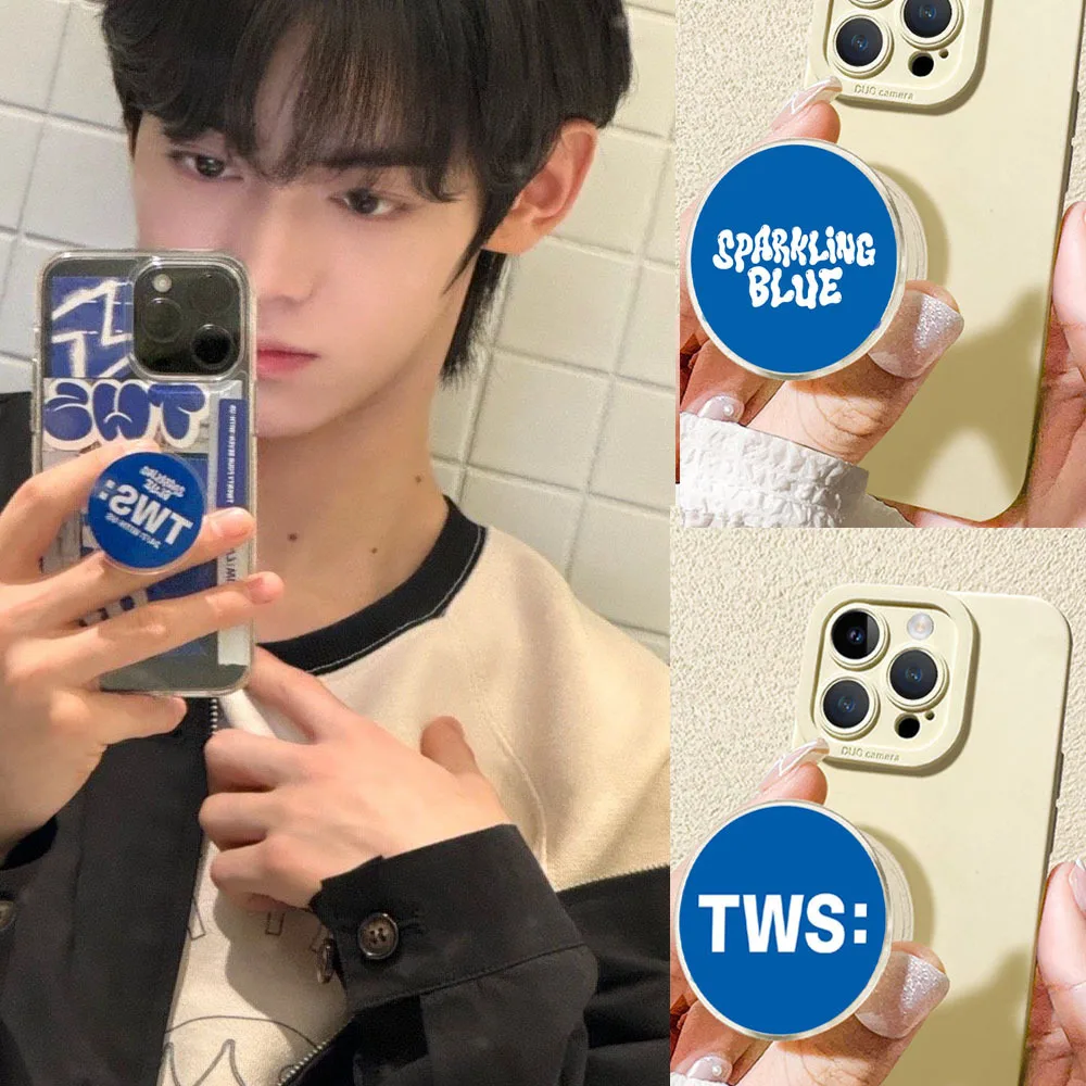 TWS Idol Boy High-Definition Acrylic Phone Holder Portable Telescopic Airbag HolderSHINYU DOHOON YOUNGJAE HANJIN Fan Gifts