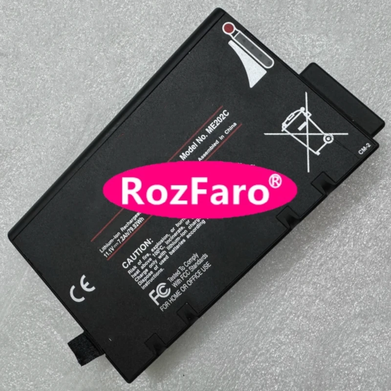 

RozFaro ME202C Battery For Samsung Sens Pro 500 520 522 523 524 525 For Getac V100 V200 V1010 X500 Drager Oxylog 2000 3000 Plus