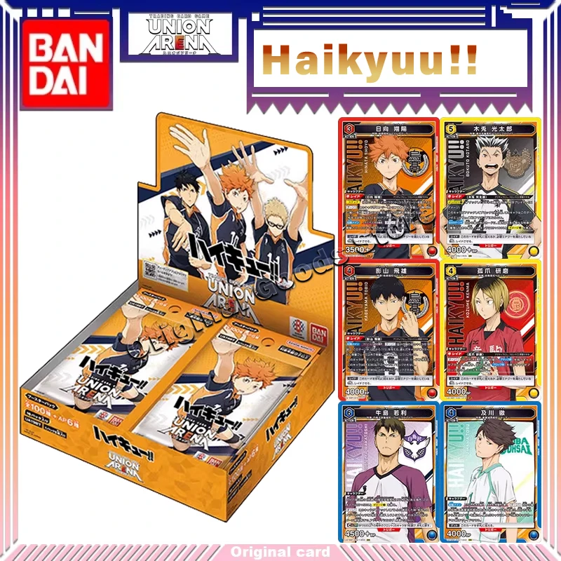 

Оригинальный Bandai Haikyuu!! Карта UNION ARENA UA19BT, японская версия, натуральная коробка, коллекционные карты аниме, подарки на день рождения для детей