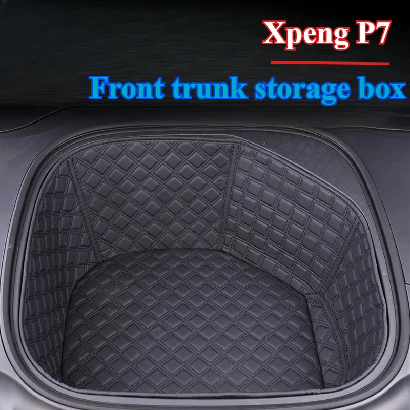 For Xpeng P7 front storage box storage pad front trunk anti-dirt protective pad silent interior modification