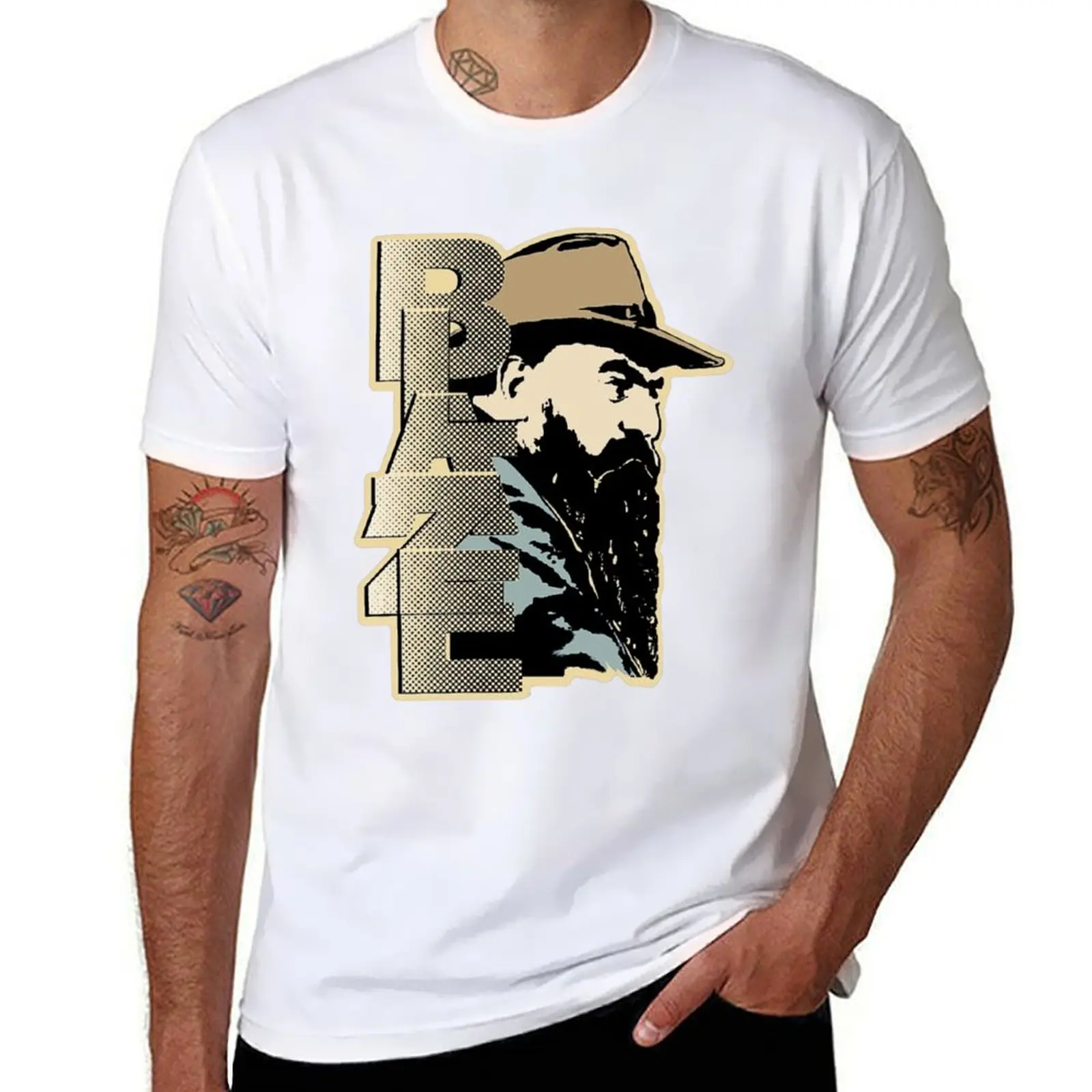 

Townes van Zandt Blaze T-Shirt man t shirt heavy cotton t shirts for man slim fit T-Shirt