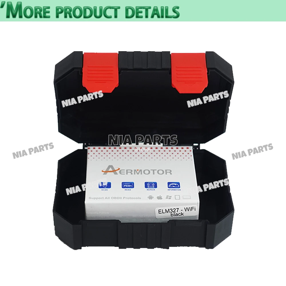 ELM327 1.5 AERMOTOR Bluetooth 4.0 Auto Diagnostics Scanner OBD2 ELM327 V1.5 IOS Android Interface repair Protocol Car device VCI