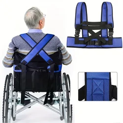 Wheelchair Harness,Restraint Straps, Adjustable Torso Support Undershirt,Breathable Non-slip Comfortable Wheelchair Seat Belt