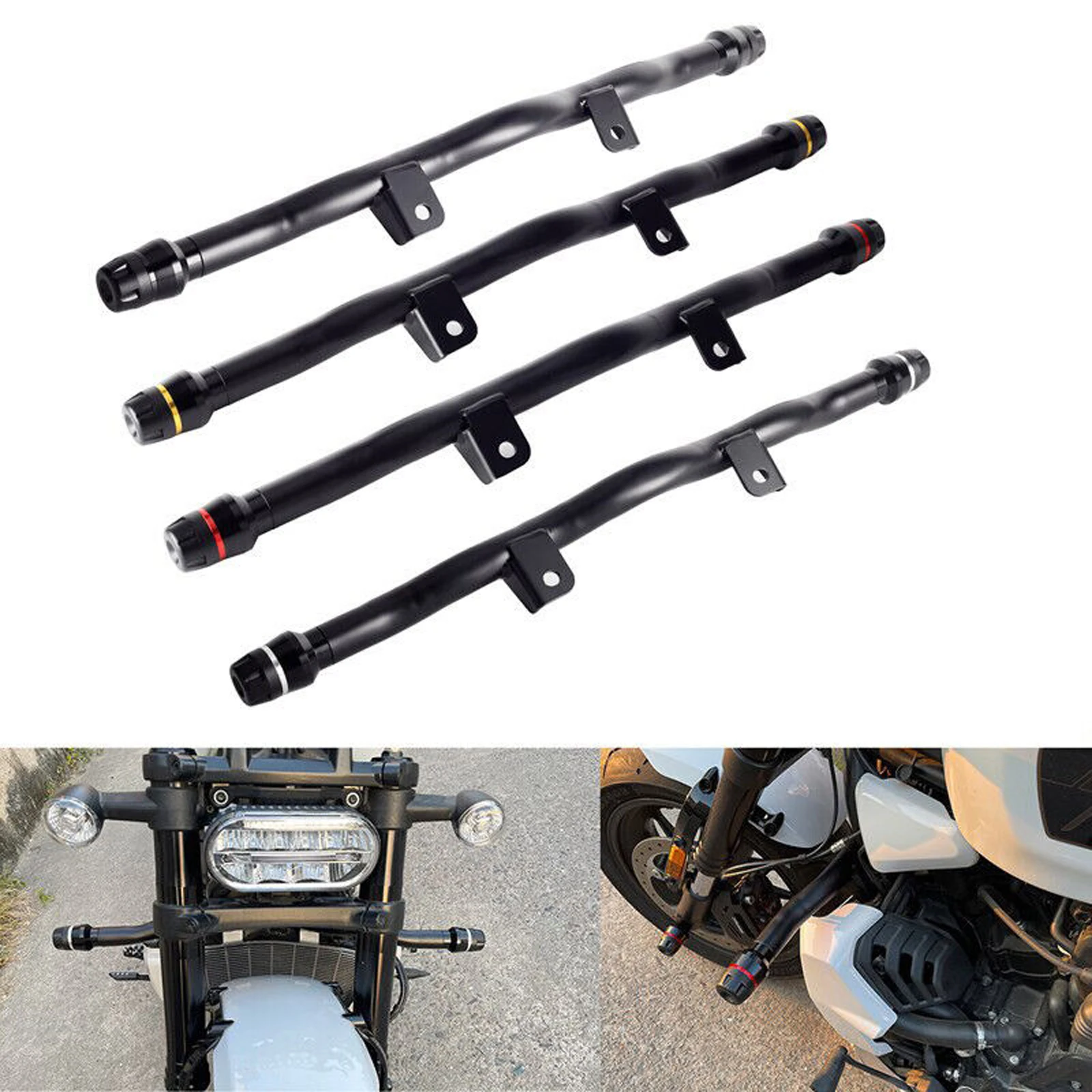 

Highway Bumper Crash Bar Engine Guard For Harley Sportster S RH1250S 2021-2023