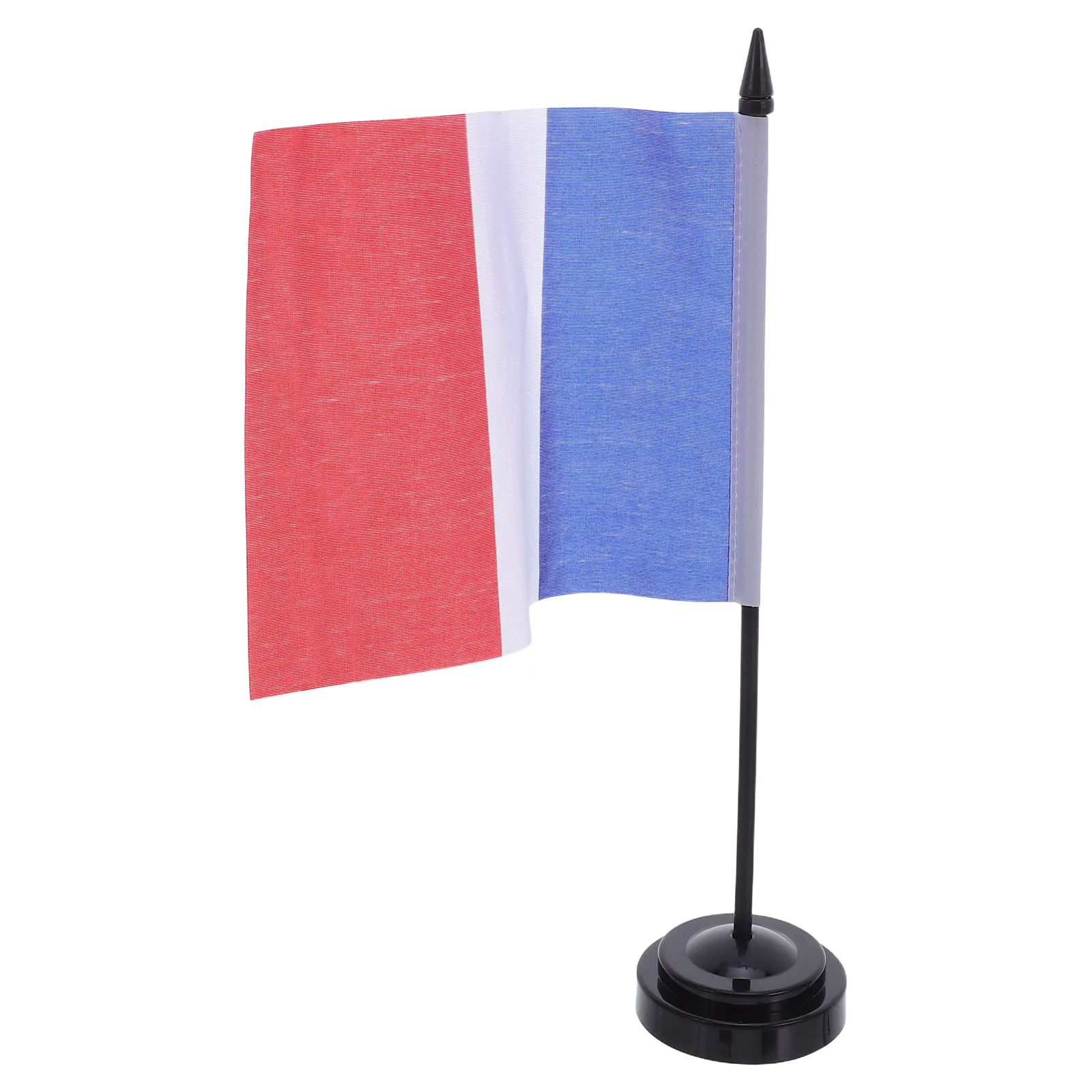 

10 PCS Table Runner Decoration Fabric Vintage Flag Small Indoor Holder Stand Desktop Conference Office