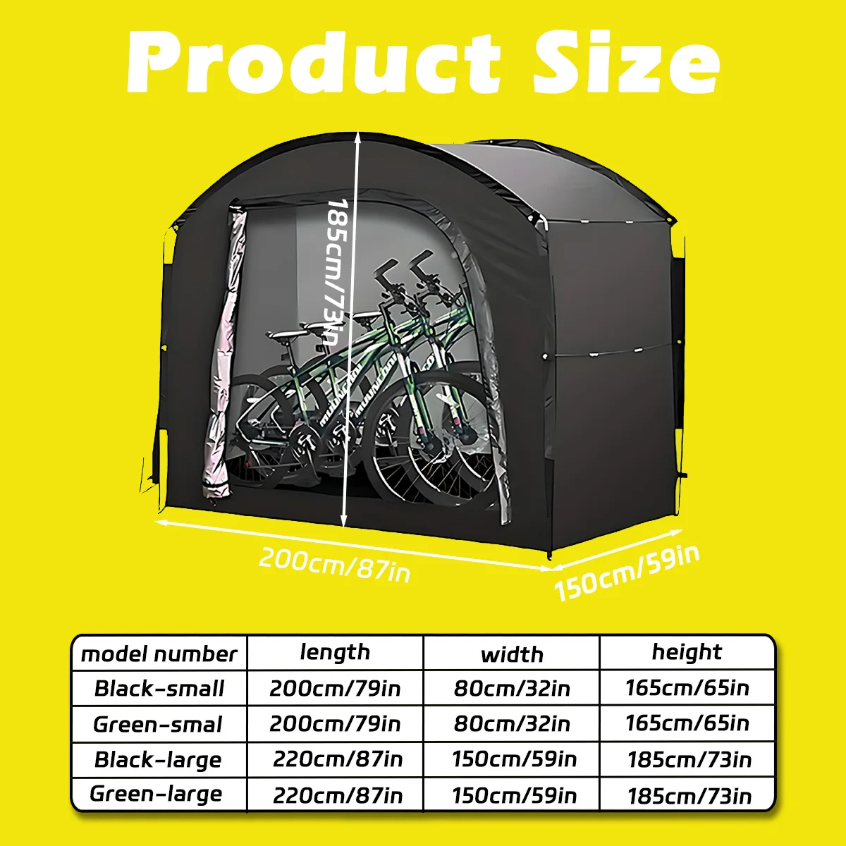 Portable Outdoor Bike Shelter Tent with Thickened Oxford Cloth Personal Protection Canopy for Travel Hiking And Cycling