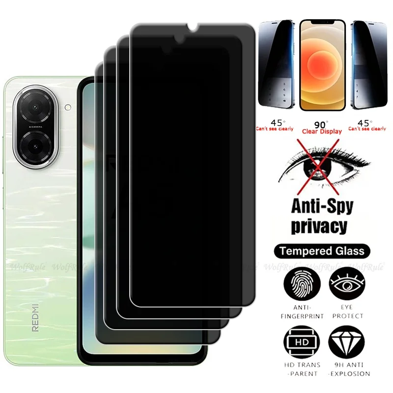 

4/3/2/1Pcs For Redmi A5 Glass Xiaomi Redmi A5 A 5 Tempered Glass Protective 9H Privacy Anti-Spy Glue Screen Protector Redmi A5