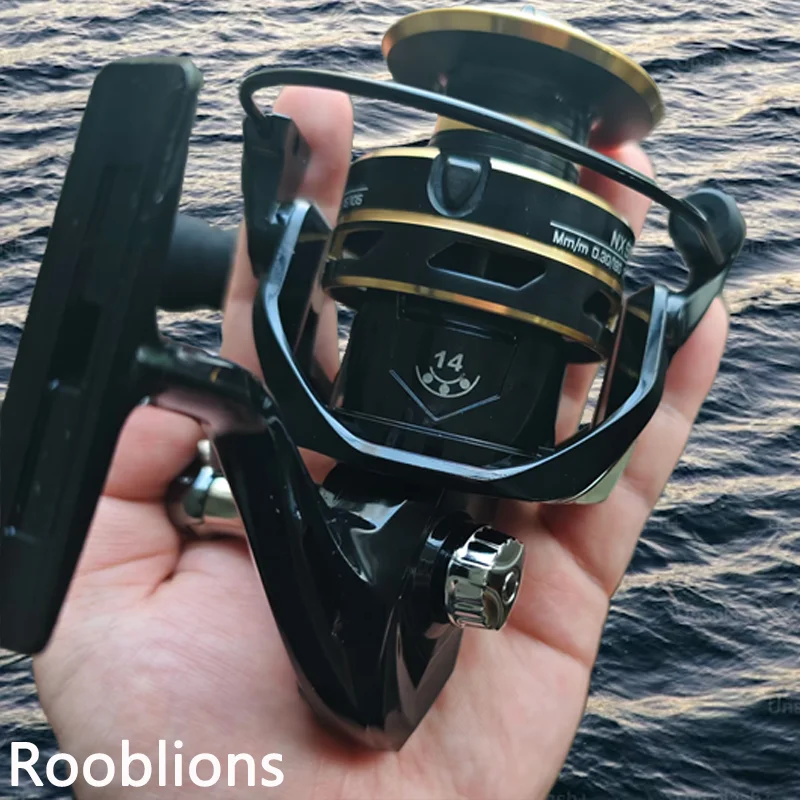 ROOBLINOS NX series spinning Reels Fishing reels,Ultralight Metal Frame,Ultra Smooth and Tough,5.2:1 High Speed image 2