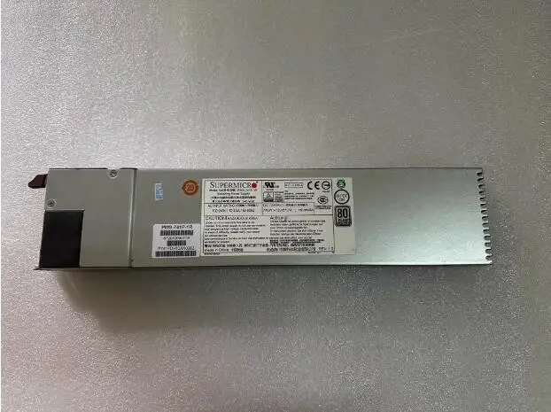 

Power Supply for Supermicro PWS-741P-1R 740W 80 Plus Platinum 1U Redundant