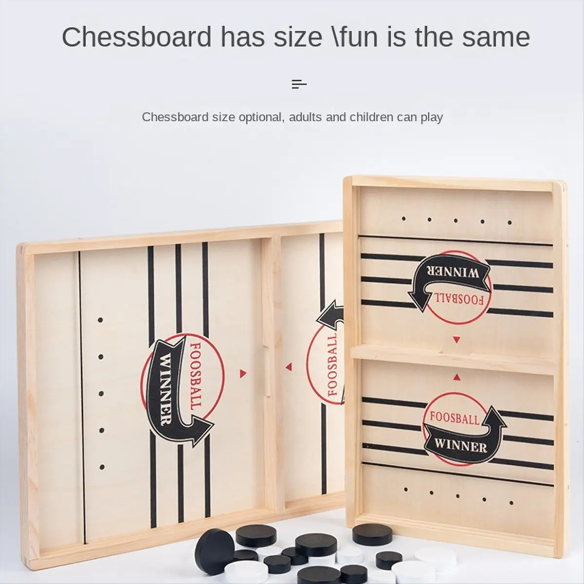Vogue échecs rebondissants en bois, échecs rebondissants à Double joueur, accessoires interactifs Parent-enfant en bois amusants pour la famille, petits