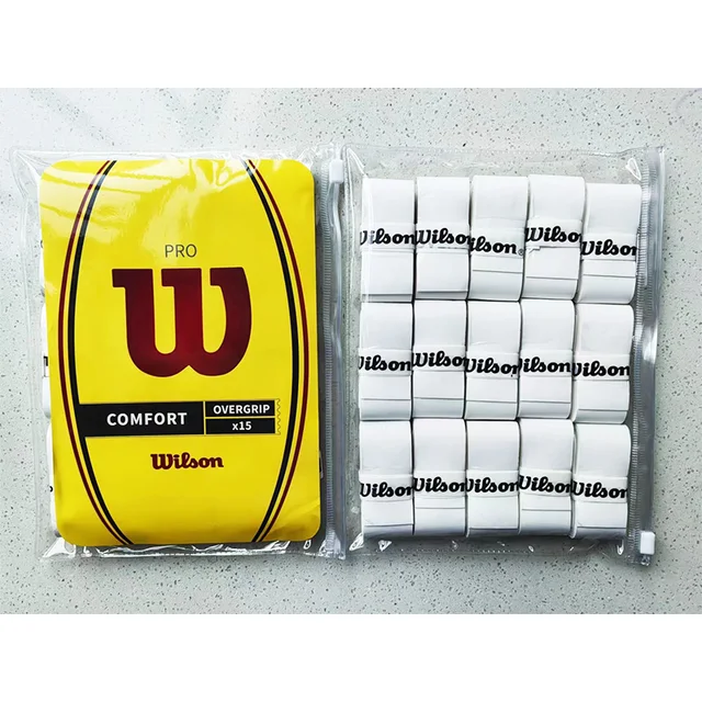 Wilson Tennis Overgrip Oryginalny klej do rąk do badmintona Przyklejony antypoślizgowy uchwyt do rakiety Badminton Tenis Rakieta plażowa Uchwyt z opaską przeciwpotną