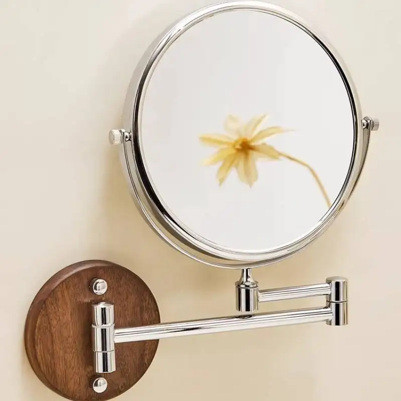 Defogger Unbreakable Mirror Decor Round Bathroom Standing Infinity Mirror Decor Bedroom Decorative Espejos Vintageo Home Decor