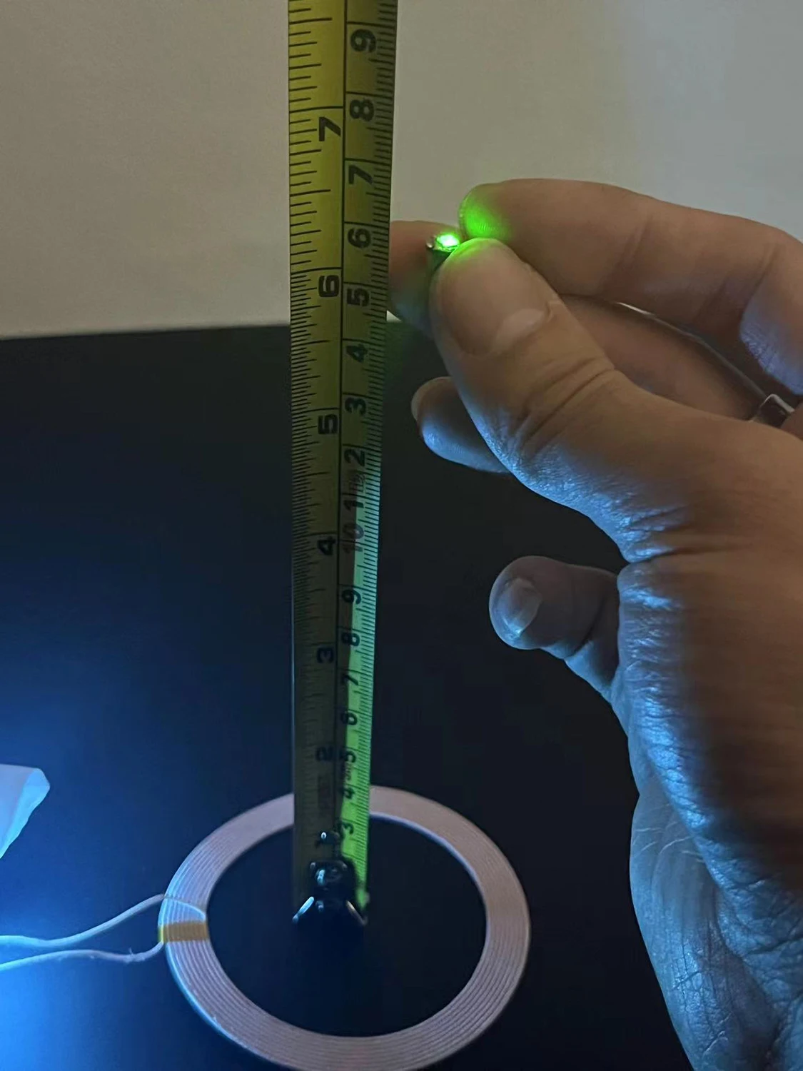 Imagem -02 - Transmissor de Fonte de Alimentação sem Fio 0150 mm Bobina de Indução dc 24v Mais Peças Receptor Lâmpada Led sem Fio Iluminação Modelo Faça Você Mesmo Brinquedos Gundam