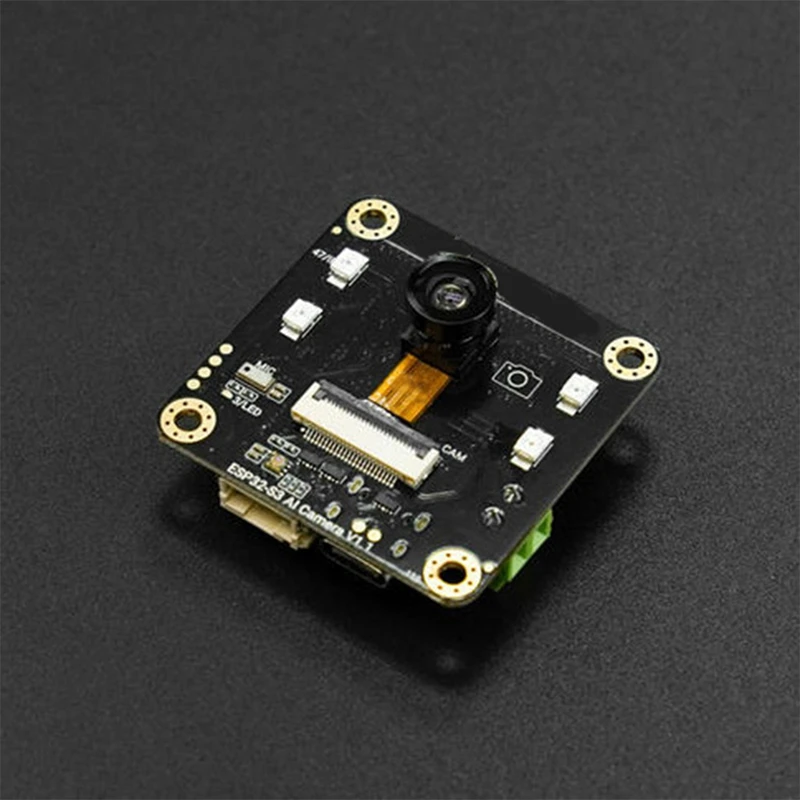 

Модуль камеры ESP32-S3 AI с голосовой взаимосвязью ночного видения на ИК, Edge AI для IoT умного дома, мониторинг безопасности