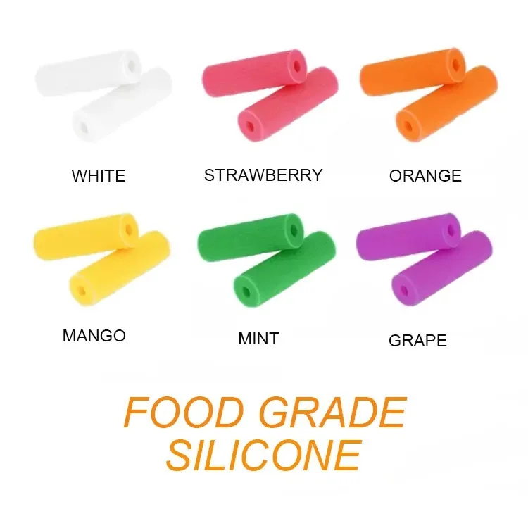 

2PCS/Box Dental Orthodontic Tooth Chew Aligners Tray Seater Invisible Material Fruit Flavor Retainer Material