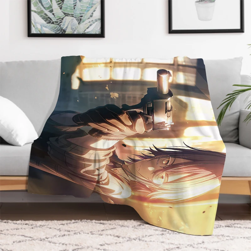 

Anime Kamishiro Rui Project Sekai Soft Flannel Blankets,Throw Blanket for Picnic Beds Sofa Home Bedroom Kids