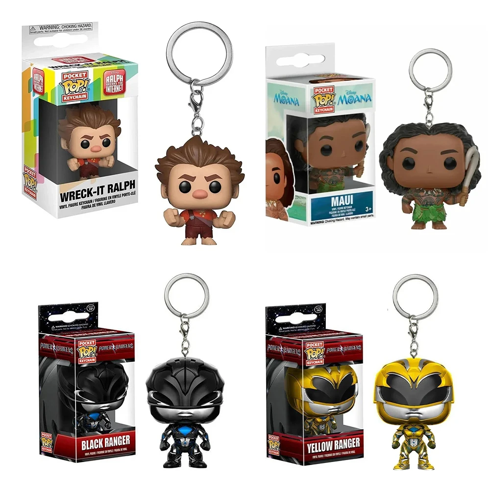 Funko POP llavero figura NIGHT KING WAR-MACHINE CYBORG RALPH MAUI BOB ROSS ELASTIGIRL juguetes de acción para niños regalos de navidad