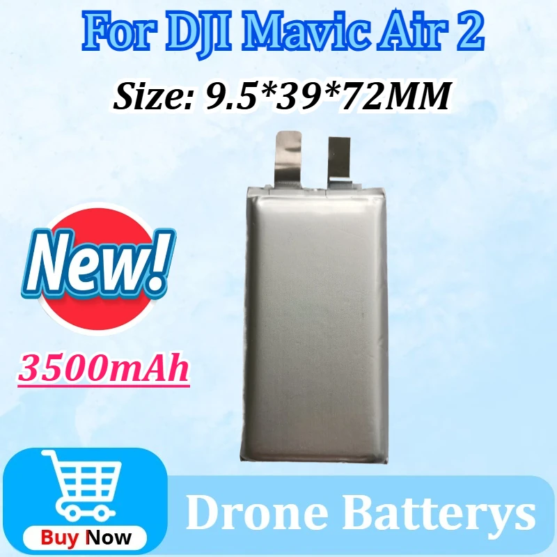 

Newly Upgraded 3.85V 3500mAh 903872 for DJI Mavic Air 2 2S 923872 Flight Drone Battery 9.5*39*72mm Quadcopter Parts Accessories