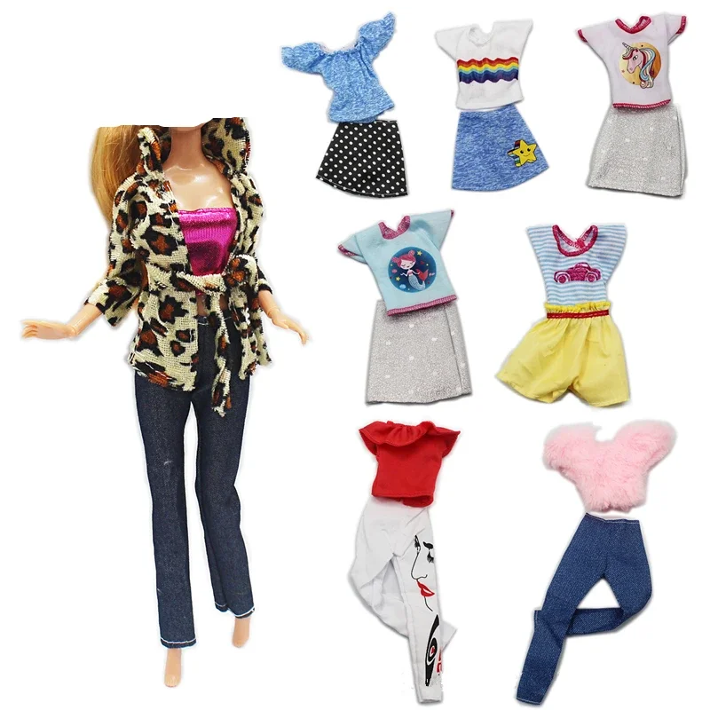 1/6 Doll Skirt Fashion Casual Wear Handmade Girl Clothes for Barbies Accessories DIY Toys Baby Gift