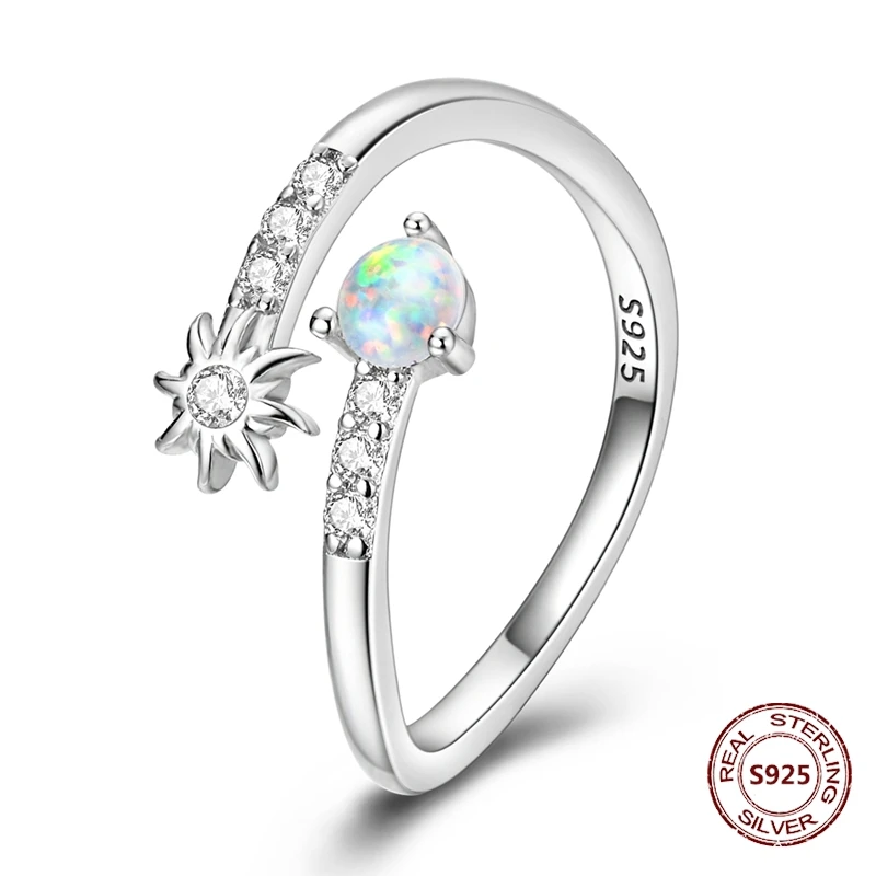 Women's Butterfly Adjustable 925 Sterling Silver Ring