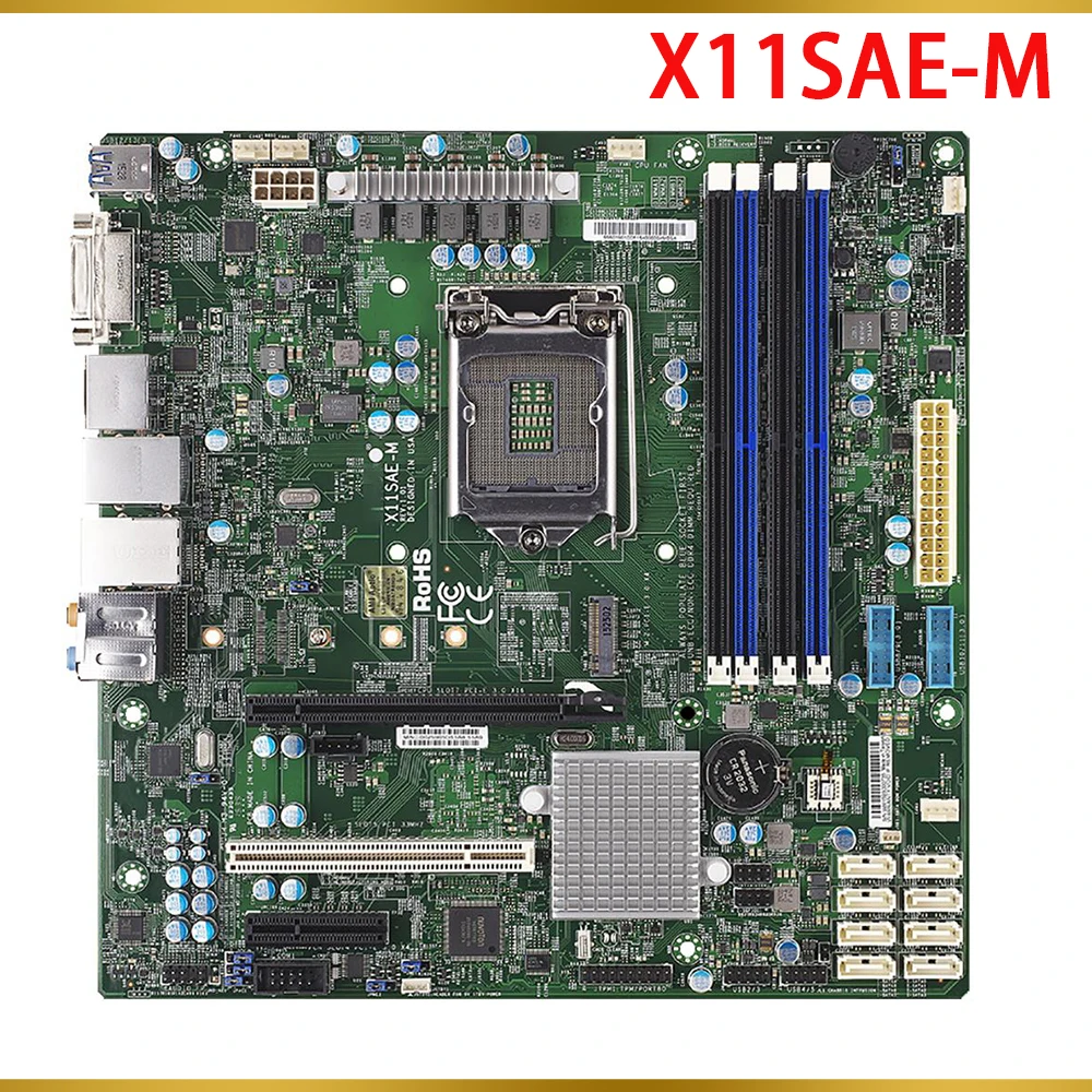 

Для материнской платы рабочей станции Supermicro C236 чипсет LGA1151 Xeon E3-1200 v5/v6 6-го/7-го поколения. Core i7/i5/i3 Series X11Sae-M