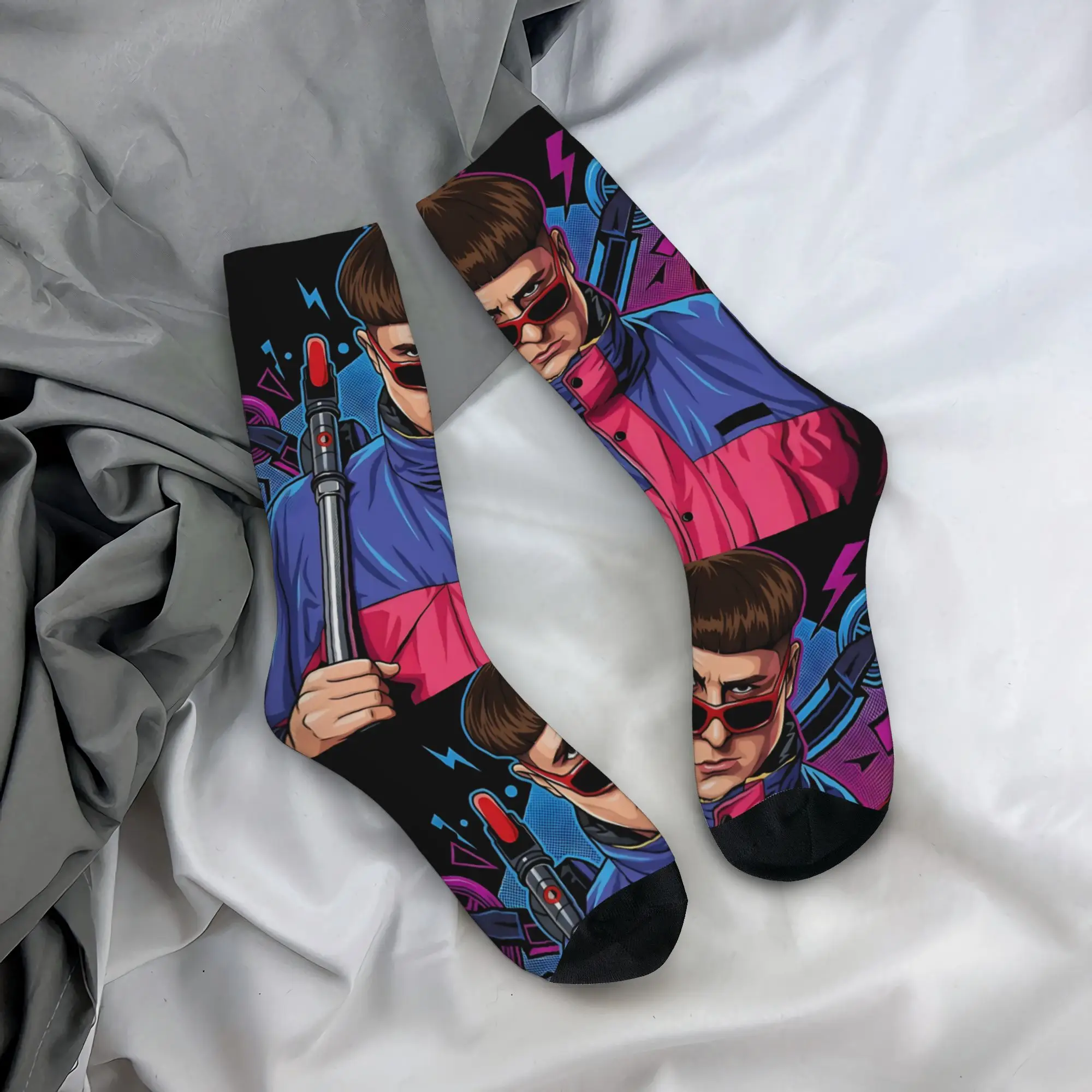 New Male Men Socks Casual Oliver Tree Vector Illustration Sock Polyester  High Quality Women's Socks Spring Summer Autumn Winter