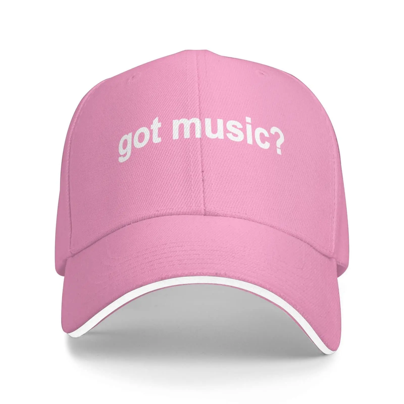 Got Music Hat Mens Womens Novelty Baseball Cap Dad Hats Summer Caps Adjustable Sunhat Pink